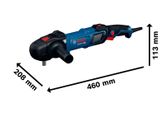 Bosch GPO 14-180 S Polisher dimensions drawing