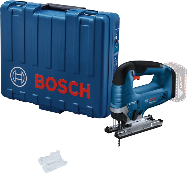 Bosch GST 185-LI cordless jigsaw with carrying case.