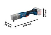 Bosch GRS18V-330 Cordless Impact Wrench dimensions drawing