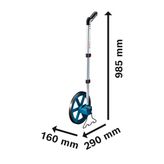 Bosch GWM29-11 Measuring Wheel dimensions drawing