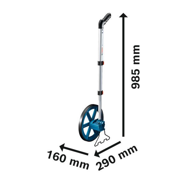Bosch GWM29-11 measuring wheel with 985 mm height.
