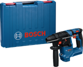 Bosch GBH 18V-18 rotary hammer with carrying case.
