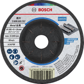 Bosch metal grinding disc 100 x 6 x 16 mm.