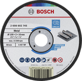Bosch metal cutting disc 100 x 2 x 16 mm for angle grinders.