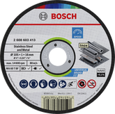 Bosch stainless steel and metal cutting disc 105 x 1 x 16 mm.