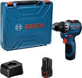 Bosch cordless drill set.