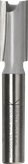 Bosch router bit straight two flutes Ø10 x L20 shank 8 mm.