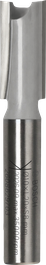 Bosch router bit straight two flutes Ø10 x L20 shank 8 mm.