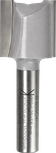 Bosch router bit straight two flutes 19x25x8 mm.