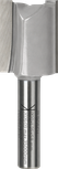 Bosch router bit straight two flutes 20x25x8 mm.