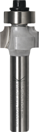 Bosch router bit rounding over R1.5 x Ø16 shank 8 mm.