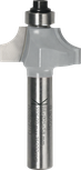 Bosch router bit ovolo with ball bearing R6x25 mm.