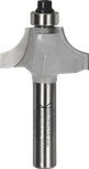 Bosch router bit ovolo with ball bearing, 8 mm shank.