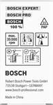 Bosch router bit straight two flutes Ø12 mm shank 8 mm.