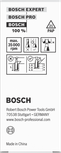 Bosch router bit straight two flutes Ø19xL25 shank 8mm.