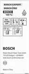 Bosch router bit bottom bearing flush trim D6 L20 shank 8 mm.