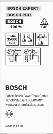 Bosch router bit top bearing flush trim, 16x25mm shank 8mm.