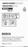Bosch Router Bit Roman Ogee R6 38mm for 8mm shank.