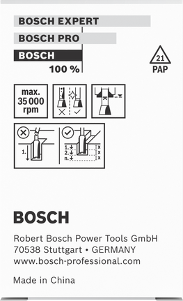 Bosch Router Bit Roman Ogee R6 38mm for 8mm shank.