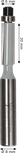 Bosch router bit bottom bearing flush trim Ø6xL20 shank 8 mm.