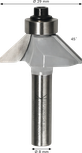 Bosch router bit chamfer 45 degree 29 mm diameter.