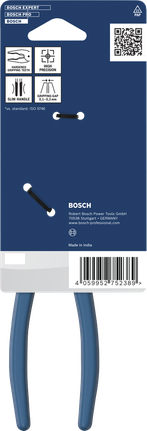Bosch combination pliers with dipped non-slip handle.