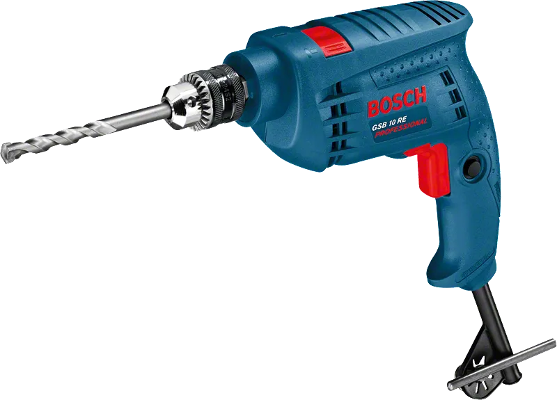 Bosch GSB 10 RE drill with ergonomic handle.