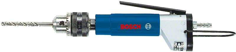 Bosch pneumatic drill with side lever control.