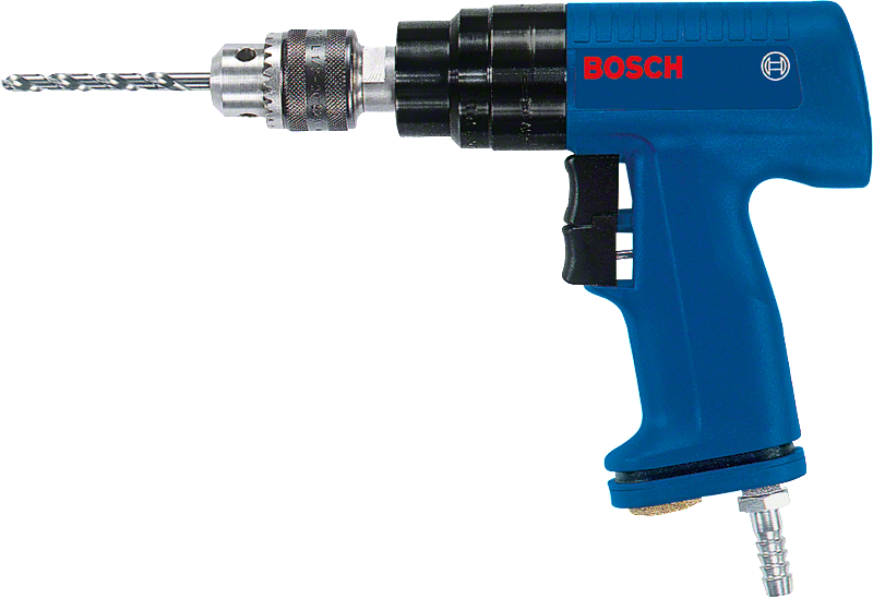 Bosch pneumatic drill with ergonomic blue handle.