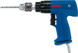 Bosch pneumatic drill with ergonomic blue handle.