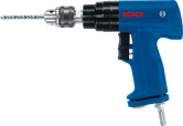 Bosch pneumatic drill with ergonomic blue handle.
