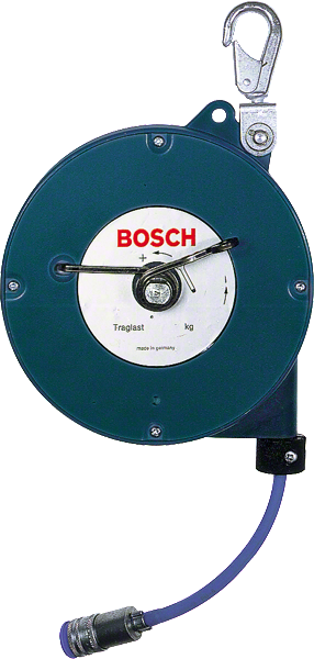 Bosch spring balancer with load capacity indicator.