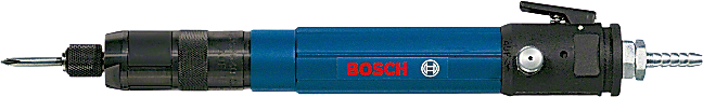 Bosch pneumatic screwdriver, compact blue handheld design.