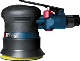 Bosch pneumatic random orbit sander with 80 mm diameter.
