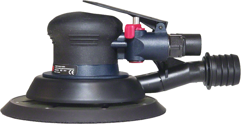 Bosch orbital sander with dust extraction port.