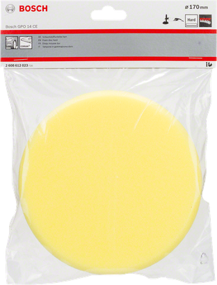 قرص الرغوة الصلبة من Bosch 170 ملم.
