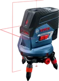 أداة تسوية الليزر Bosch GCL 250 C مع قاعدة ثلاثية القوائم.