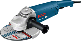 ماكينة صنفرة زاوية Bosch GWS 26-230 H مع قرص مقاس 230 مم.