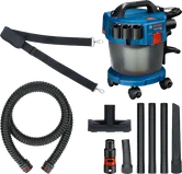 مجموعة مكنسة كهربائية لاسلكية رطبة وجافة Bosch GAS 18V-10 L.