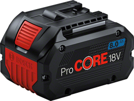 مجموعة بطاريات قابلة لإعادة الشحن Bosch ProCORE18V 8.0Ah.