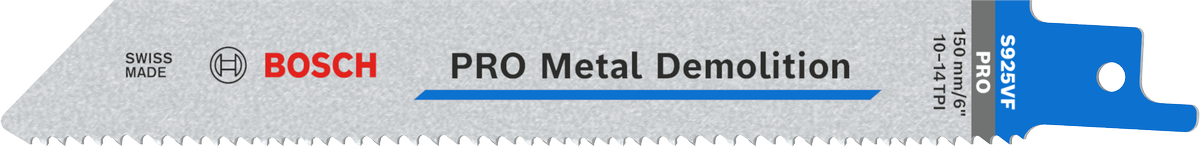 شفرة Bosch PRO Metal Demolition S925VF ذات الأسنان المتنوعة.