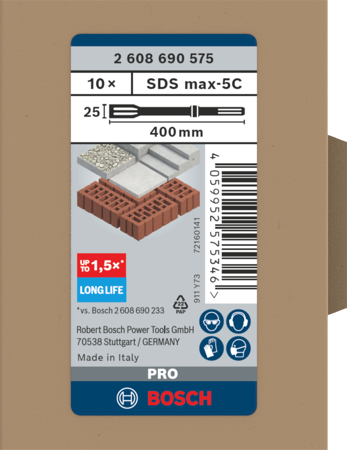 طقم أدوات PRO SDS max-5C