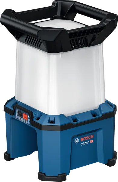 مصباح العمل Bosch GLA 18VH-7500 في موقع العمل.