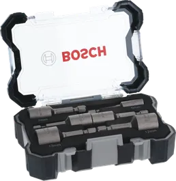 طقم صواميل Bosch مكون من 6 قطع مقاس 6-13 مم في حقيبة تخزين.