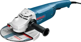ماكينة صنفرة زاوية Bosch GWS 22-230 H مع قرص مقاس 230 مم.