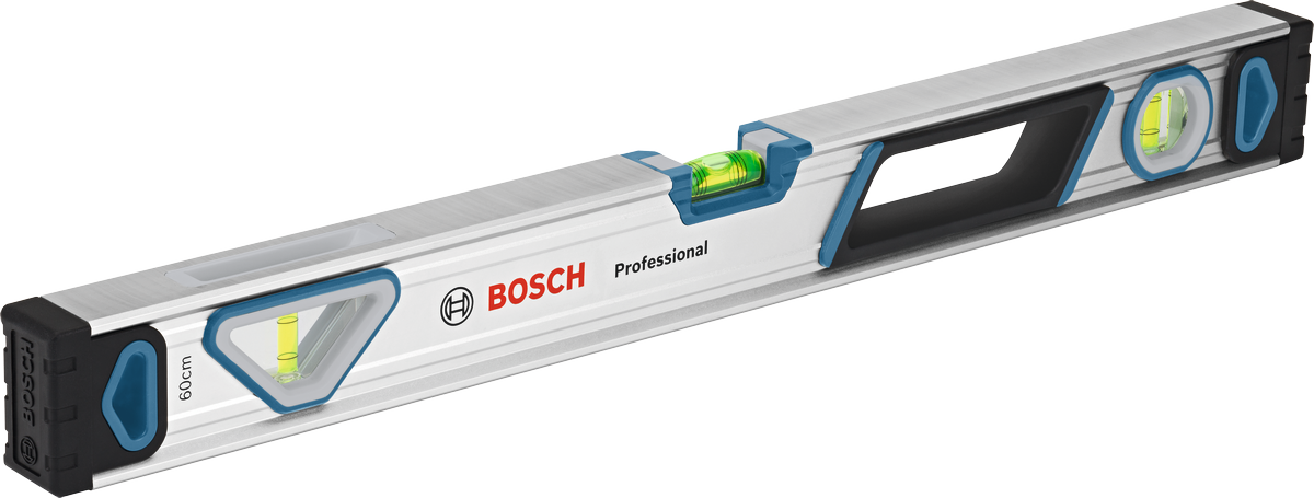 مستوى صندوق الألومنيوم Bosch 60 سم مع دقة عالية.