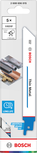 مجموعة من 5 شفرات منشار Bosch S922EF ثنائية المعدن الرقيقة.