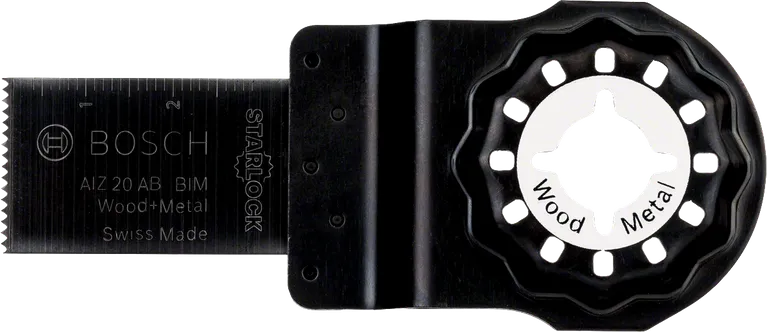 Bosch Starlock oscillating saw blade for wood and metal.