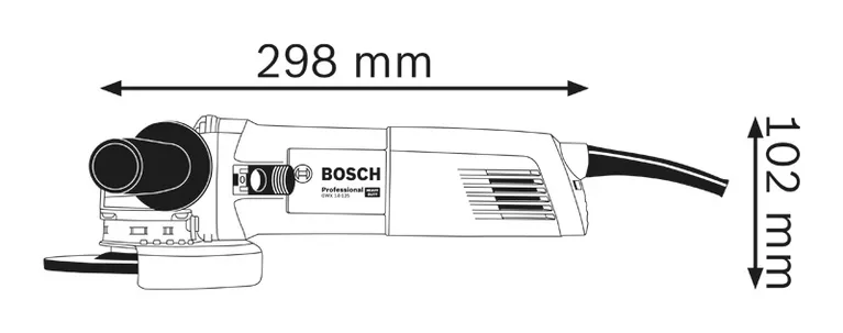 Side profile dimensions.