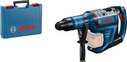 Bosch GBH 18V-45 C rotary hammer with carrying case.